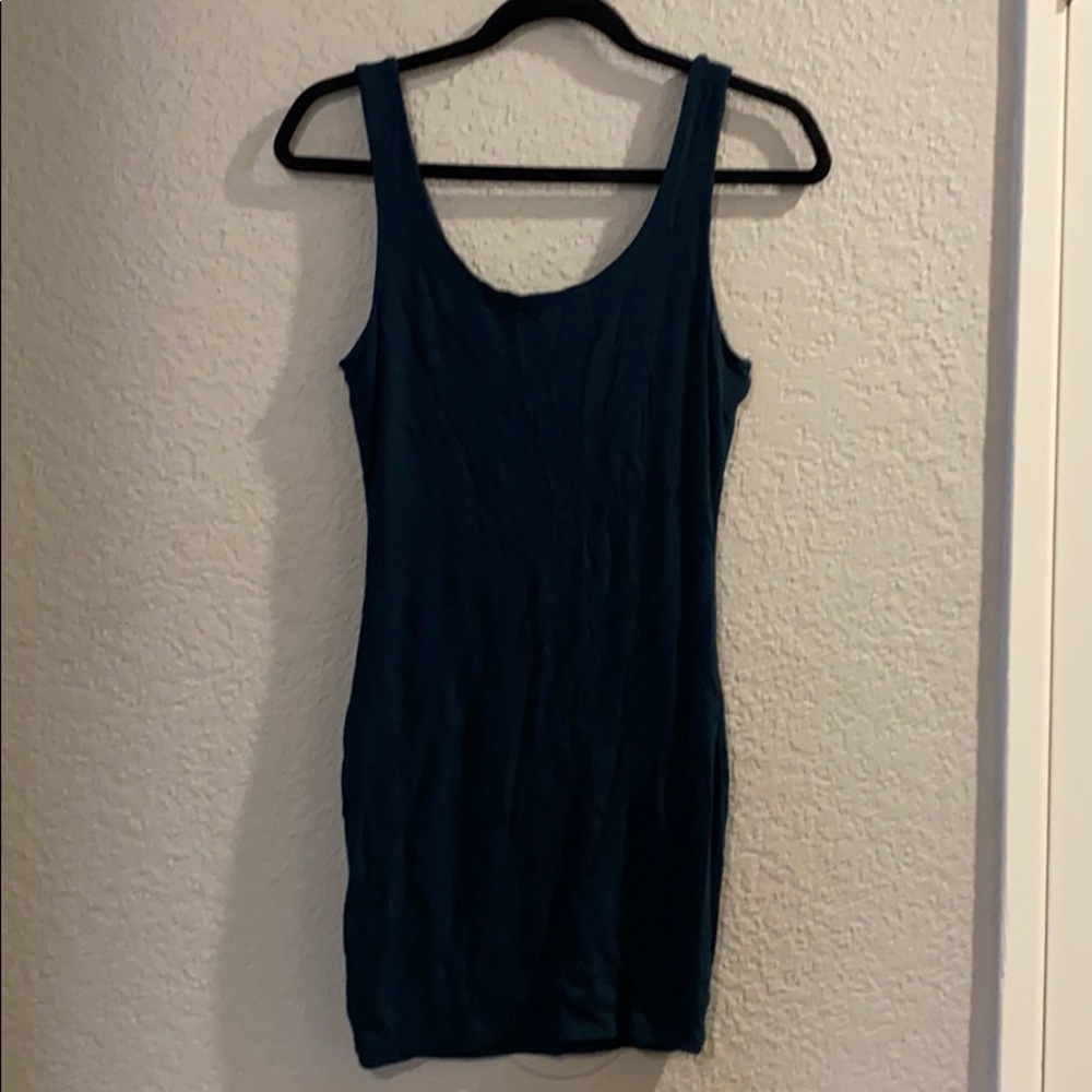 Green midi dress -medium